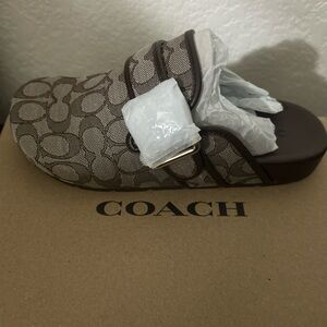 Coach Clogs Archival Buckle